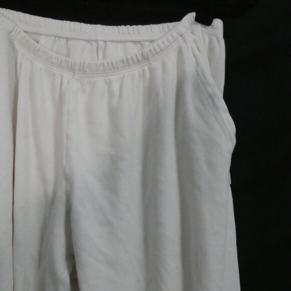 PJ MAMMA | large | Ivory Elastic Waist Tapered Sweatpants With Pockets - Picture 5 of 16